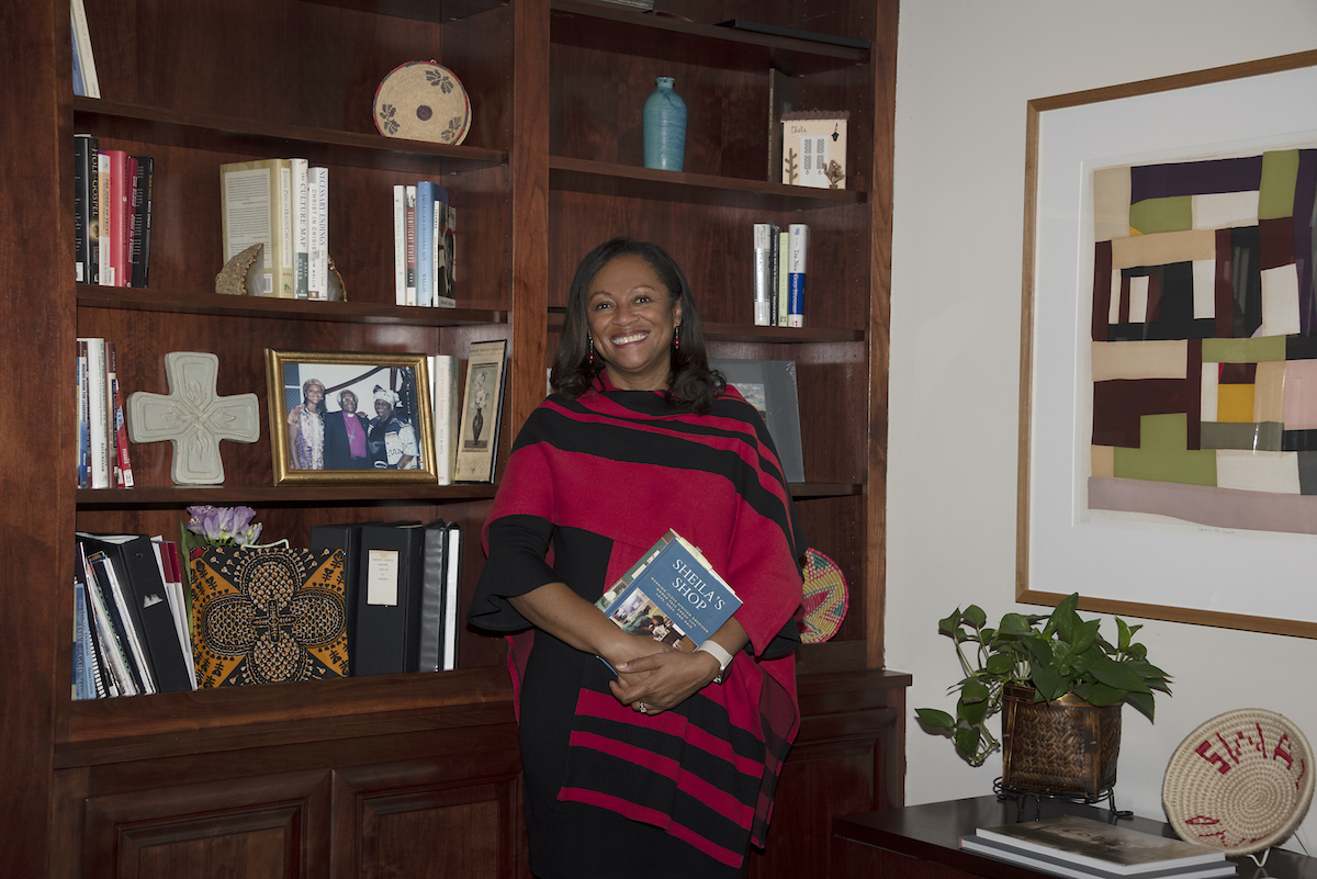 Kim Denu Provost in her office