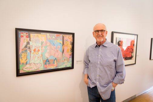 Ralph Corners' “Little Guys” won the Art Council Award