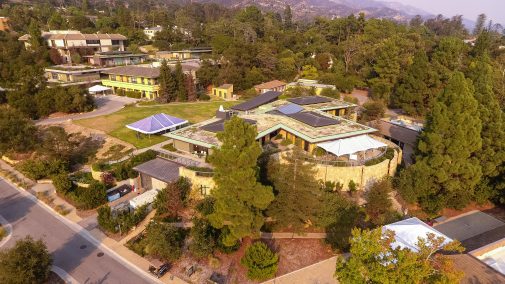 Westmont's Winter Lawn with outdoor tents