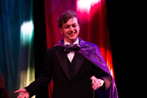 First-year Sean Ryan, baritone, portrays Doctor Dulcamara